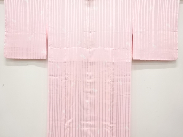 猫模様　単衣長襦袢